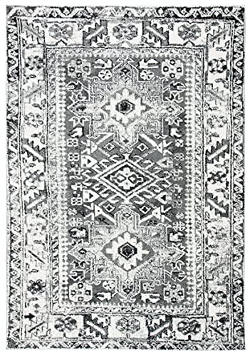 SAFAVIEH Vintage Hamadan Collection Accent Rug - 2'3" x 4', Grey & Ivory, Traditional Persian Design, Non-Shedding & Easy to Clean, Ideal for Front Door, Kitchen, Entryway, Foyer (VTH211G) - color: Grey/Ivory, size: 2'3" x 4' (Rectangular)