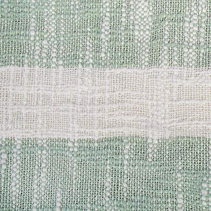 DII Mid-Century Modern Slub Stripe Woven Throw, Mint, 50x60 - color: Mint