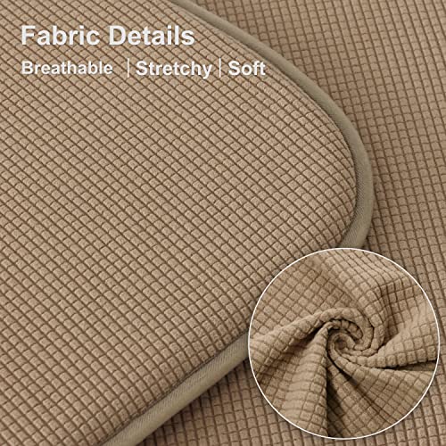 Shinnwa Kitchen Seat Cushions Set of 4, Non Slip Dining Chair Cushions, U-Shaped Indoor Chair Pads, 4 Pack, 15 x 16 Inches, Brown - color: Brown
