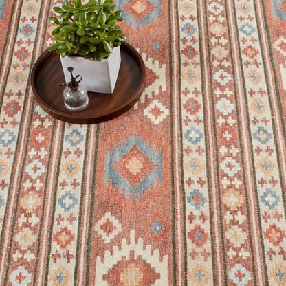 Dash & Albert Canyon Natural Geometric Washable Rug, 5'x8' - size: 5' x 8' (Rectangular)