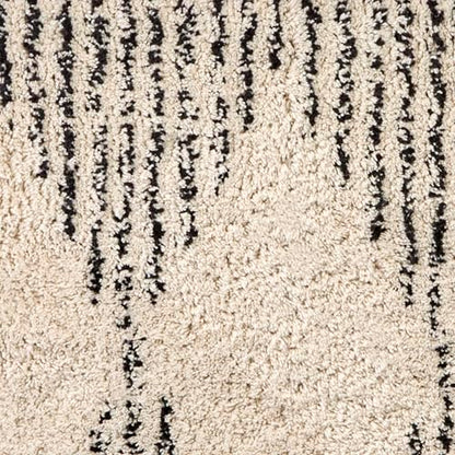 SKL Home Geo Diamond Bath Rug with Tassels, Anti-Slip, 20" x 30", Tan | 100% Cotton with Latex backing. Plush & absorbent. Modern boho design works in the bathroom, kitchen or any space. - color: Geo Diamond, Tan, style: Rug