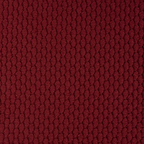 4 Pack Memory Foam Honeycomb Nonslip Back 16" x16" Chair/Seat Cushion Pad - color: Wine Burgundy, size: 4 Pack