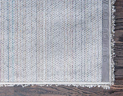 Unique Loom Solid Shag Collection Area Rug (2' 2" x 3' 1" Rectangle, Cloud Gray) - color: Cloud Gray, size: 2' x 3'1" (Rectangular)