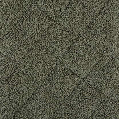 DII Basic Terry Collection 100% Cotton Quilted, Oven Mitt, Artichoke, 2 Piece - color: Artichoke, size: Oven Mitt