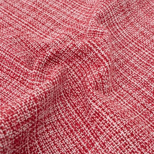 100% Cotton Table Runner - 72x13 Inch, Chambery Textured Table Runner, Durable & Elegant for Dining Table, Wedding, Restaurant, Oeko-TEX Certified - Winery/Red - color: Winery Red