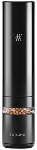 Electric Salt/Pepper Mill, rechargeable - color: Black