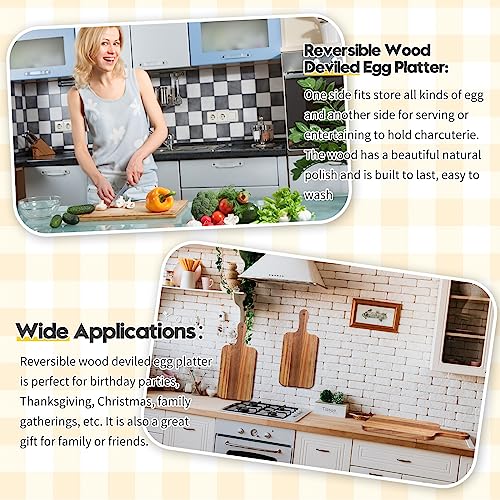 Didaey 6 Pcs Cutting Board Bulk Kitchen Thicken Chopping Platter with Handles Wooden Charcuterie Serving Trays Blank Wood Boards for Engraving Wedding Housewarming(Acacia Wood,15 x 7 Inch) - size: 15 x 7 Inch