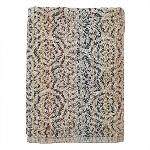 SKL Home Rhapsody 100% Cotton Premium Bath Towel, 550 GSM, Reversible, Soft & Absorbent, Spice - color: Rhapsody, Spice, style: Bath Towel