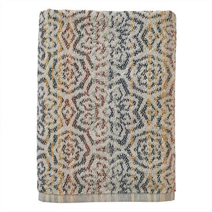 SKL Home Rhapsody 100% Cotton Premium Bath Towel, 550 GSM, Reversible, Soft & Absorbent, Spice - color: Rhapsody, Spice, style: Bath Towel