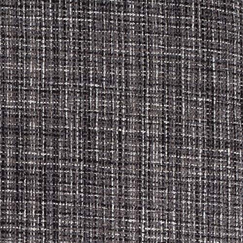 Sweet Home Collection Chair Cushion Memory Foam Pads with Ties Honeycomb Pattern Slip Non Skid Rubber Back Rounded Square 16" x 16" Seat Cover, 2 Pack, Aria Gray/Black 6 pack - color: Aria Gray/Black, size: 2 Count (Pack of 1)