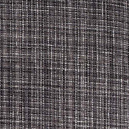 Sweet Home Collection Chair Cushion Memory Foam Pads with Ties Honeycomb Pattern Slip Non Skid Rubber Back Rounded Square 16" x 16" Seat Cover, 2 Pack, Aria Gray/Black 6 pack - color: Aria Gray/Black, size: 2 Count (Pack of 1)