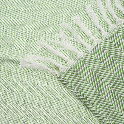 100% Cotton Hand Face Head Guest Gym Towel Set Washcloth Kitchen Tea Towel Dish Cloth Set of 4 (Green) - color: Green