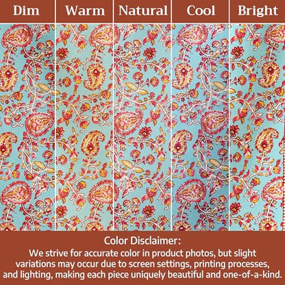 Maison d' Hermine Kitchen Towels Set of 3 100% Combed Cotton 27.50"x20" | Cloth Tea Dish Towels Absorbent with Hanging Loop for Kitchen Dining Party Wedding Hotel Home Spring Summer - Lauris - color: 030 - Lauris