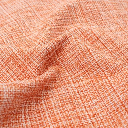 100% Cotton Table Runner - 72x13 Inch, Chambery Textured Table Runner, Durable & Elegant for Dining Table, Wedding, Restaurant, Oeko-TEX Certified - Burnt Orange - color: Burnt Orange