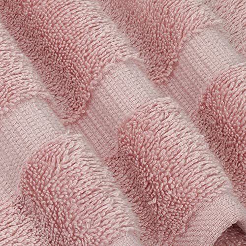 Chakir Turkish Linens 6 Piece Hand Towels, 100% Cotton Luxury Turkish Towels for Bathroom, Soft Absorbent Hand Towel Set, 16 x 30 Inches, Pink - color: Pink