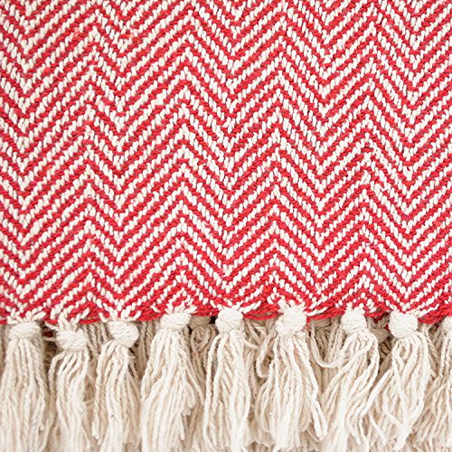 DII Chevron Throw Collection Handloomed Cotton, 50x60, Marigold (Pack of 12) - color: Marigold, size: 50x60" (Pack of 12)