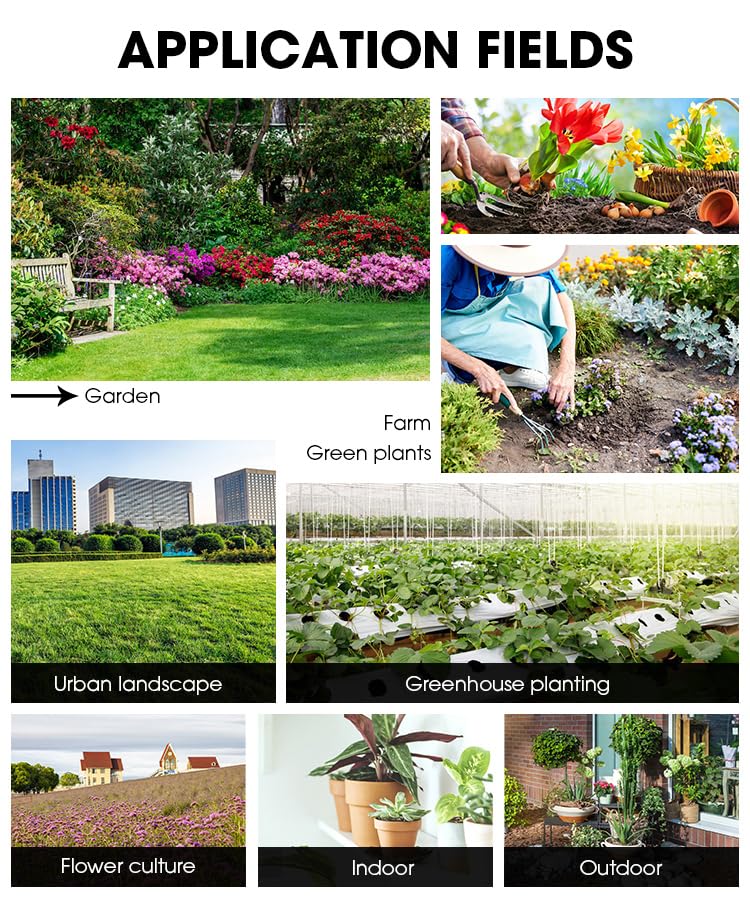 3-in-1 Digital Soil Tester, High Precision Soil pH Meter with LED Backlight, Soil Moisture & Temperature Detector, Fast Reading Soil Test Meter for Indoor Outdoor Garden Lawn Farm Plant Care